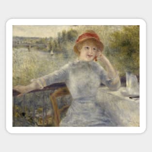 Alphonsine Fournaise by Auguste Renoir Sticker